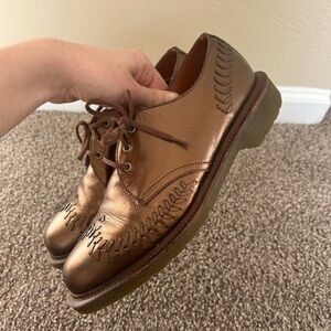 Dr. Martens Bronze Oxford shoes